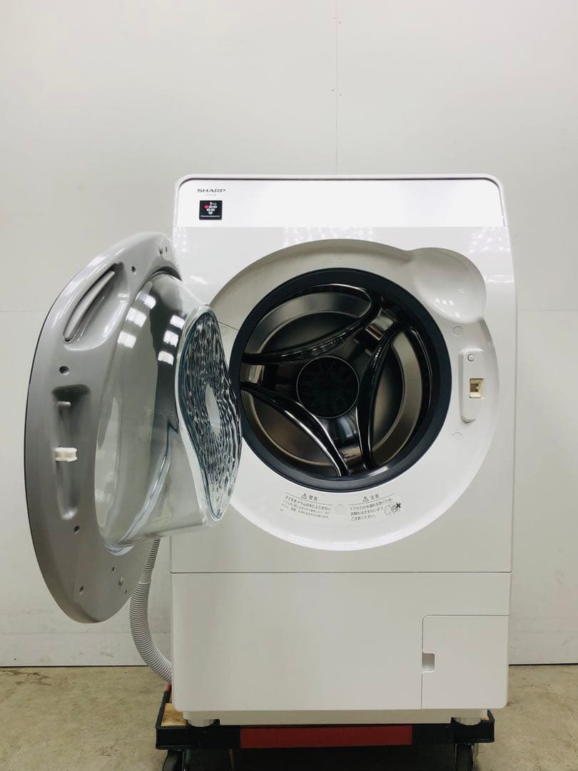 シャープ 2023年製ES-K10Bドラム式洗濯機 節水 乾燥ダクト自動掃除