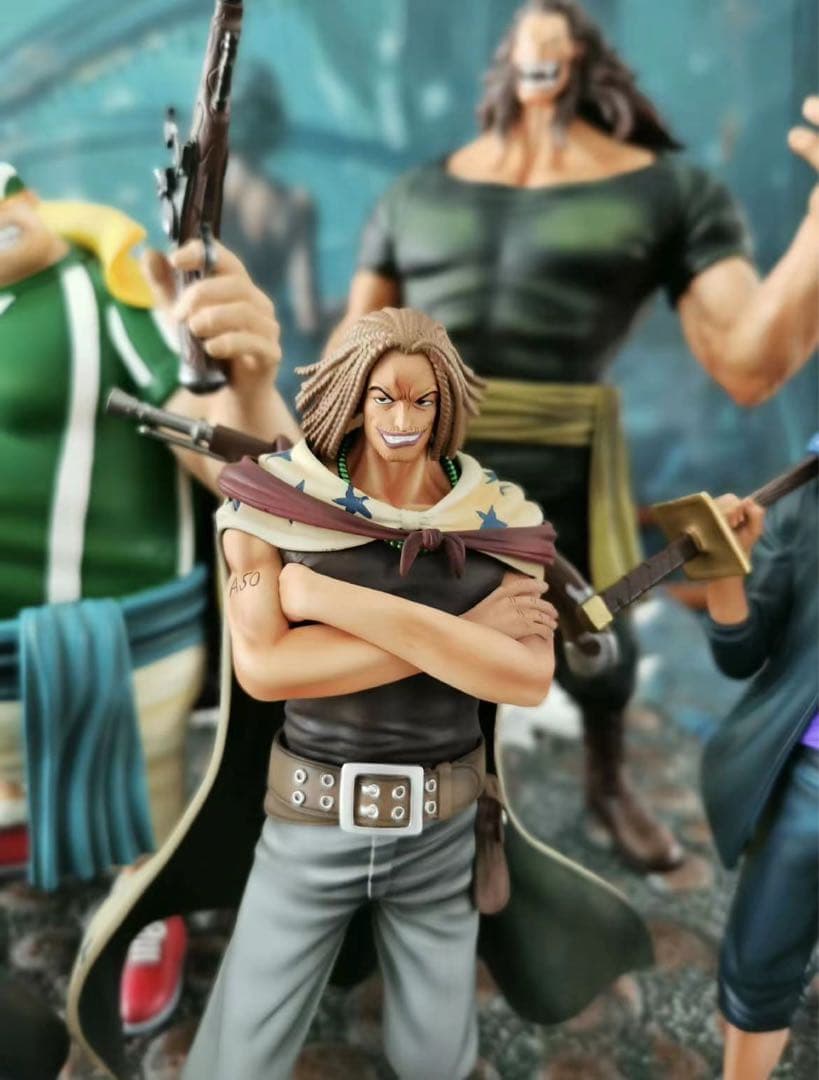 ワンピース 赤髪海賊団 9点 ガレージキット ガレキ スタチュー - メルカリ