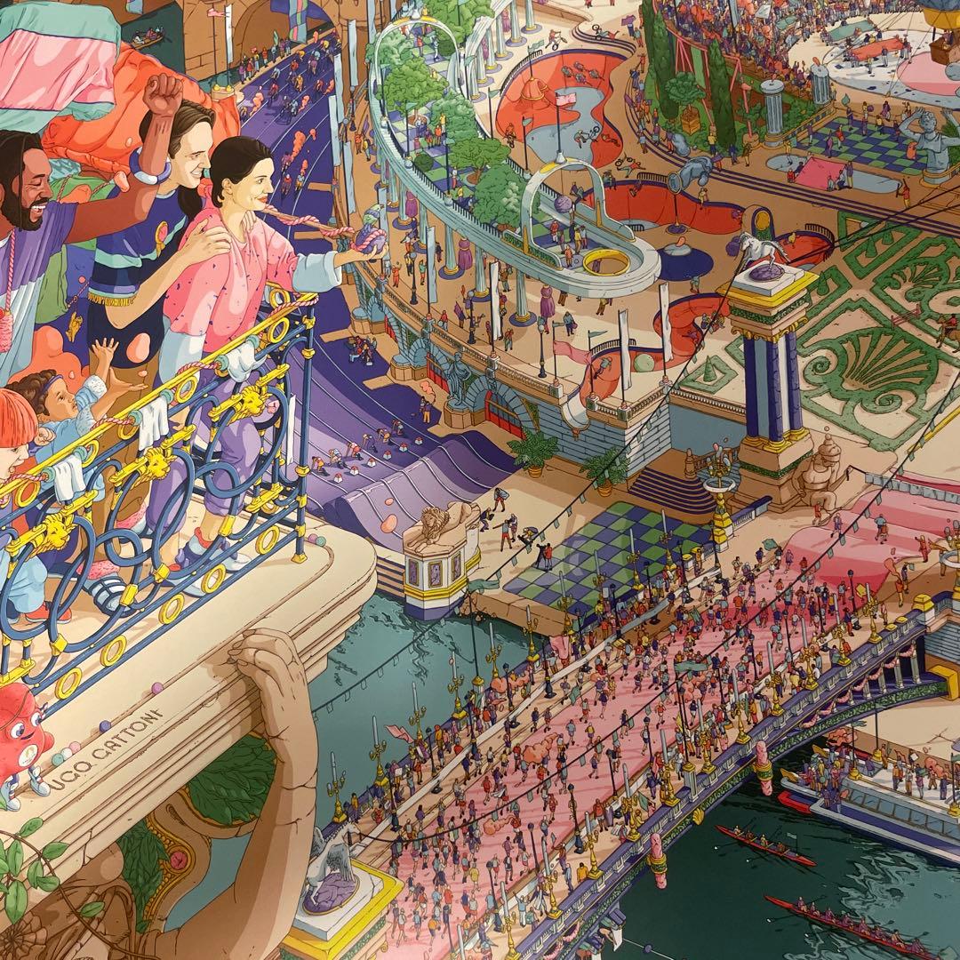 パリオリンピック2024ポスター正規品 - メルカリ