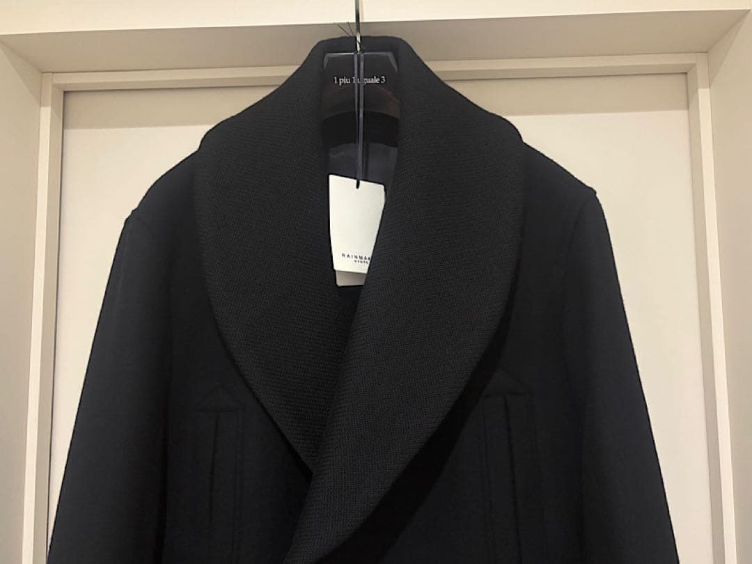 スナフキン様専用RAINMAKERレインメーカー23AWショールカラーPコート黒
