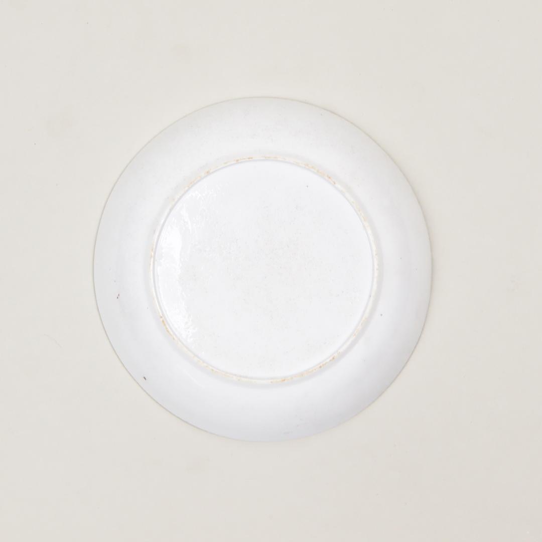 ニューホール 19世紀 イングランド シノワズリ 窓辺の少年 ソーサー