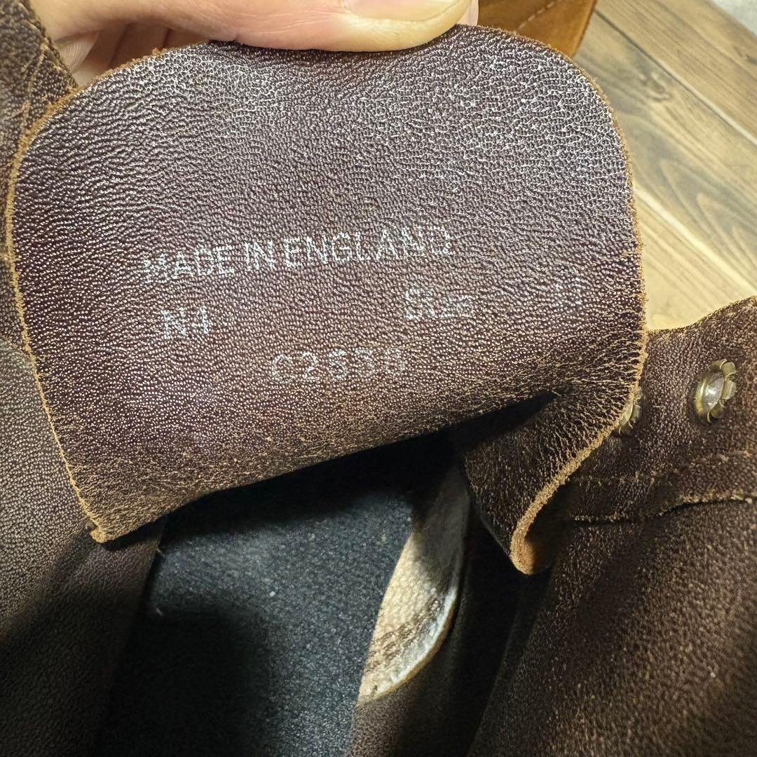 ドクターマーチン イングランド 8ホール ブーツ スウェード ブラウン