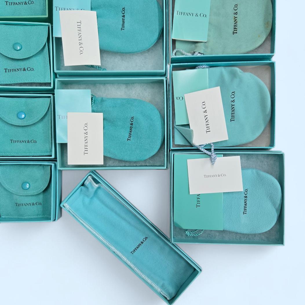 ④ティファニー 空箱・保存袋 23個 まとめ売り 純正 正規品 巾着袋