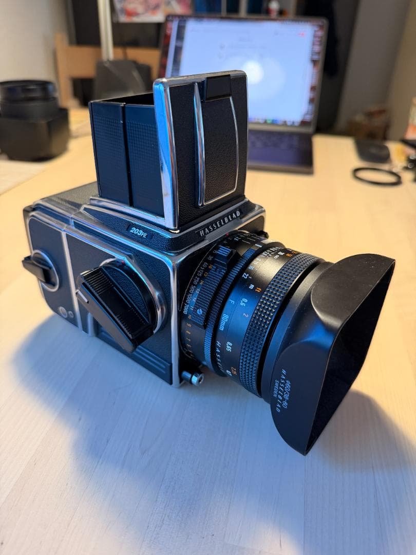 希少未改造】Hasselblad 203FE+80mm FE+E12CCセット