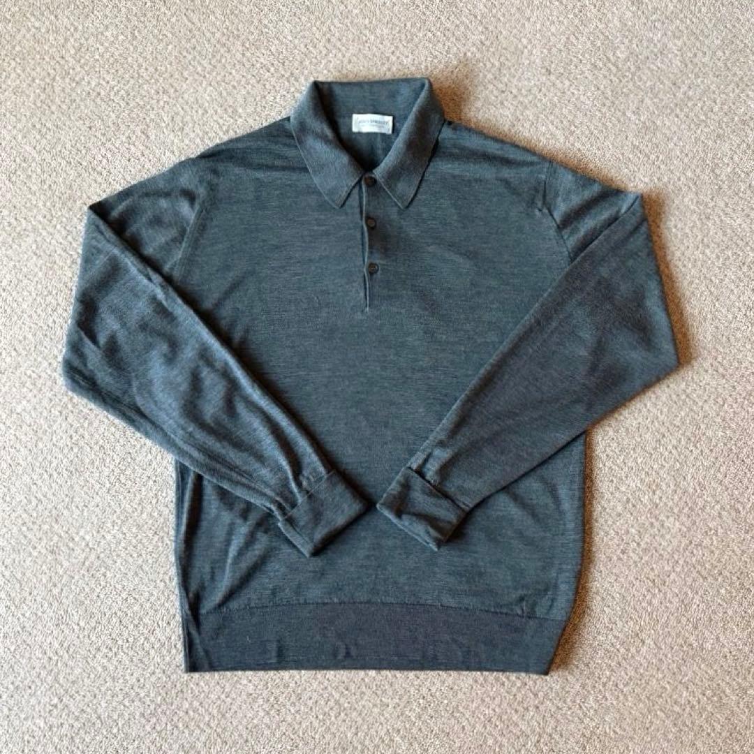 JOHN SMEDLEY ジョンスメドレー ポロニット Sサイズ JOHN SMEDLEY（ジョンスメドレー） ニット ポロシャツ REID メンズ