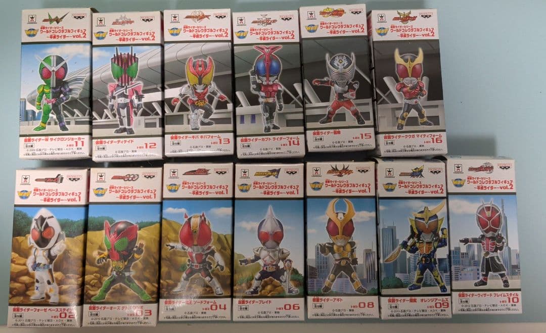 仮面ライダー ワーコレ 65体セット 楽天市場】仮面ライダーシリーズ ワールドコレクタブルフィギュアvol