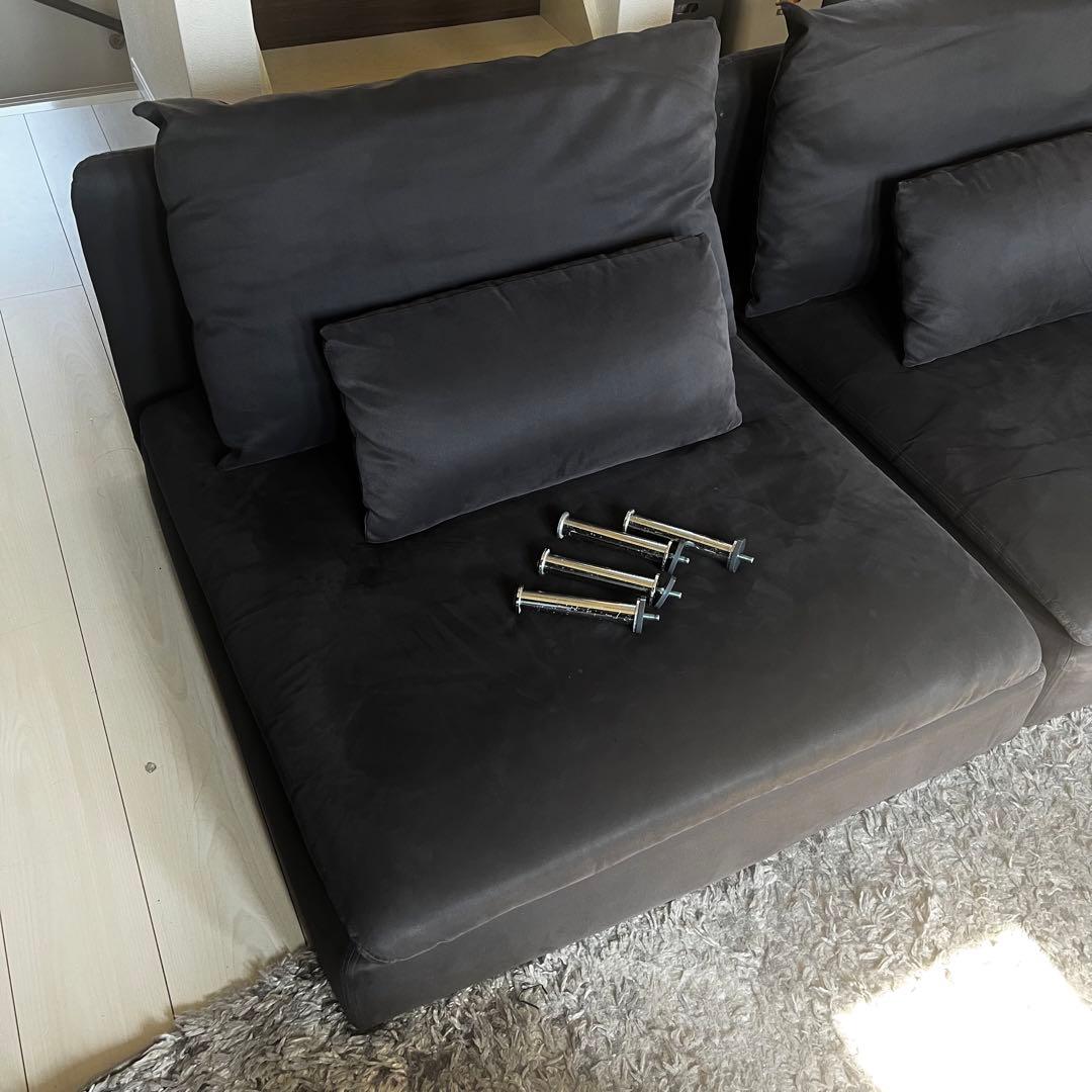 IKEA イケア ソーデルハムン ダークグレー 1人掛け② - メルカリ