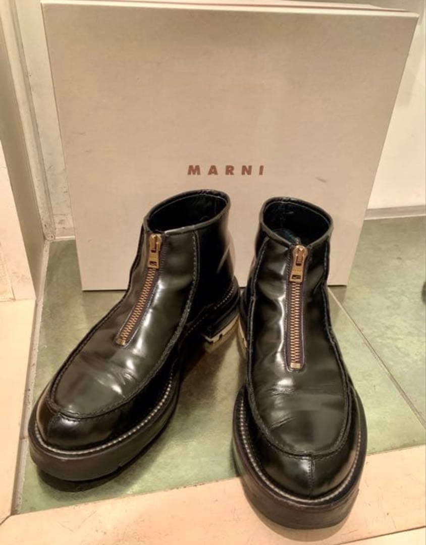 MARNI マルニ センタージップ ブーツ MARNI（マルニ） サイドゴアブーツ ショートブーツ センタージップ