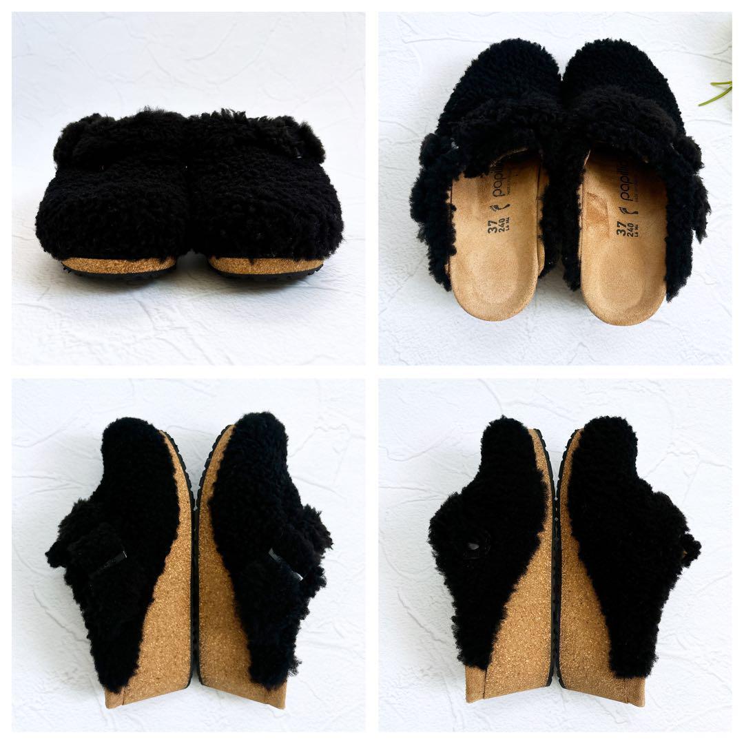 《専用》ビルケンシュトック FANNY TEDDY ボアサンダル ラムウール 黒