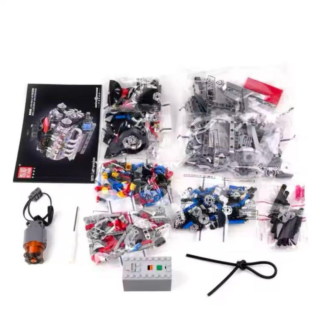 V8エンジン 模型 ブロック 組立キット 教材 プレゼント - メルカリ