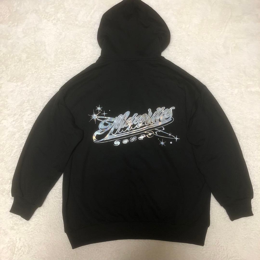 限定 めておら-Meteorites- ビッグシルエットパーカー ビッグプリント