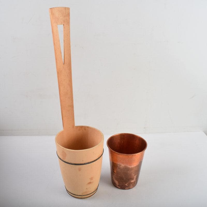 茶道具 京都 たる源 手桶型 花器 共箱 V 8938A - メルカリ