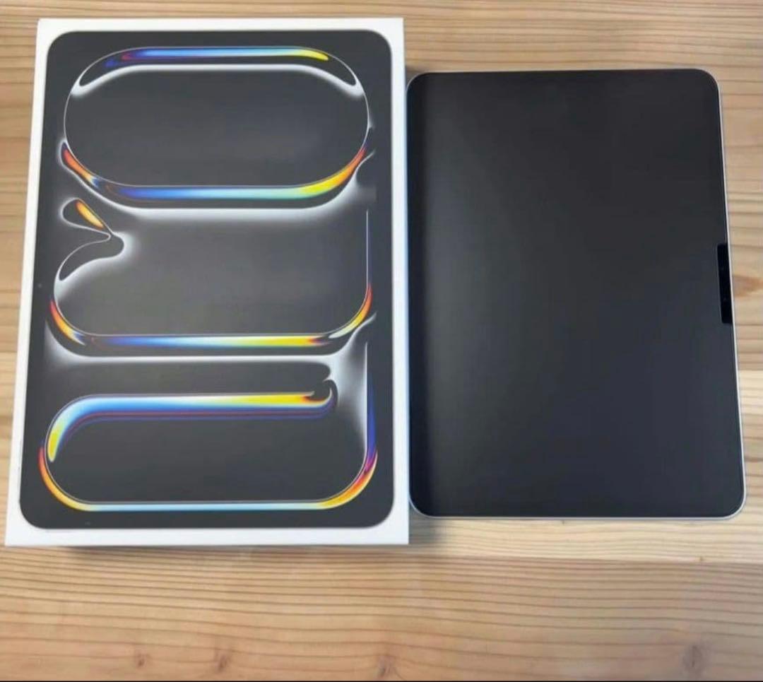 [美品] M4 iPadPro 11インチ Wi-Fiシルバー 2024年 中古】Apple 【Wi-Fi】 11インチ iPad Pro（M4/2024） 256GB シルバー