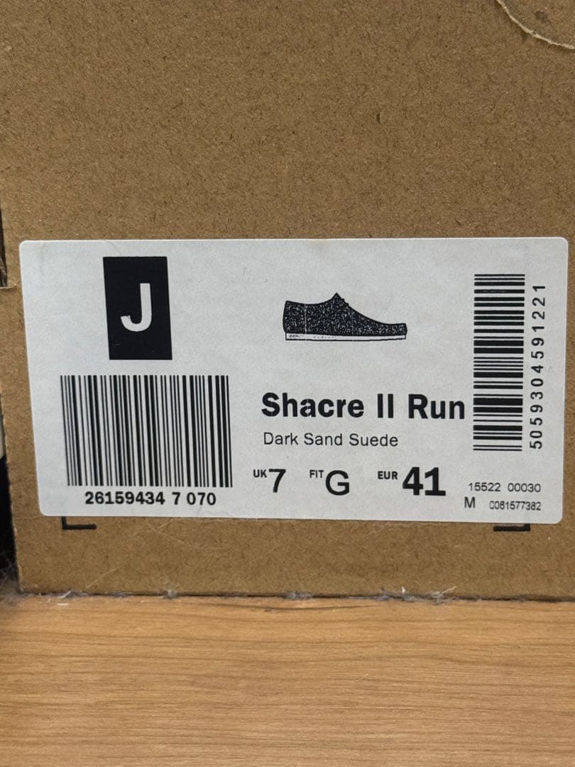 値下げしました‼️【新品】Clarks ワラビー 25.5cm