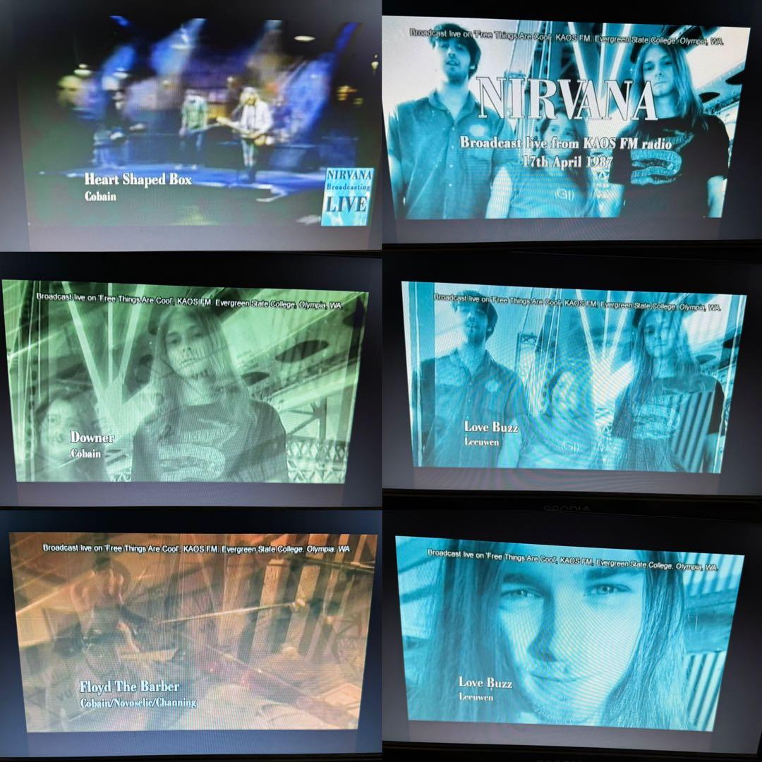 ニルヴァーナ　/ ライヴ・オン・エア　DVD 動作確認済