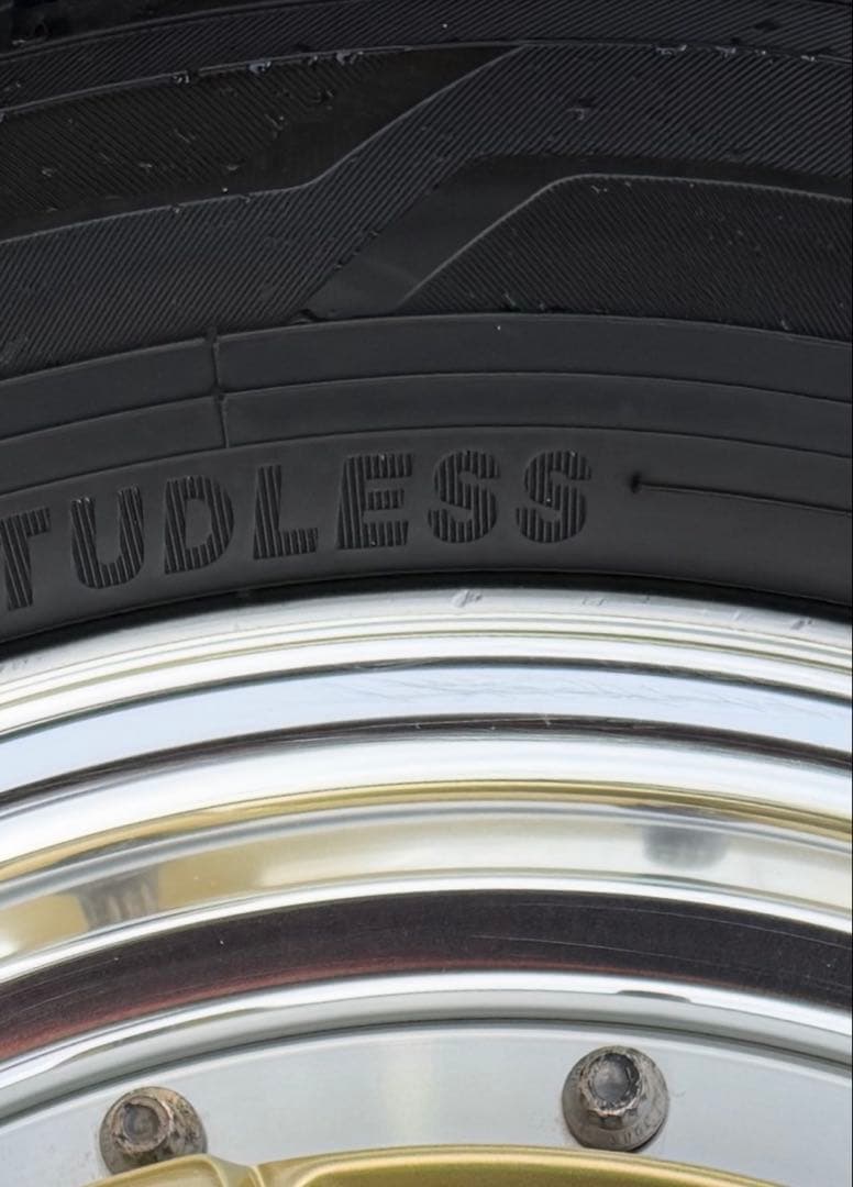 美品！WORK Equipe 15inch 5.5j +35 4穴 ホイールのみ