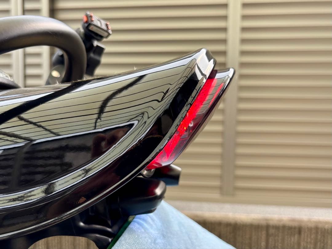 延長カラー付き！ 定番カラーダークレッドZ900RS テールランプ アワビ