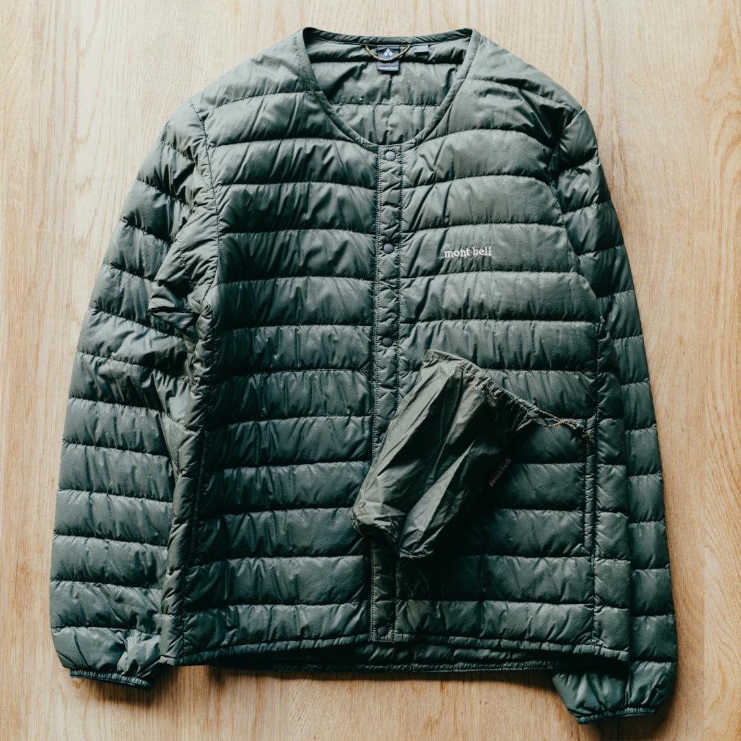 スペリオダウン ラウンドネックジャケット｜ダークグリーン｜モンベル