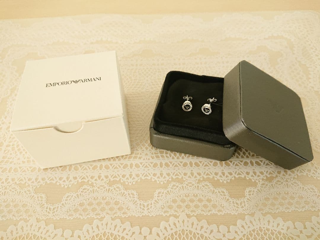 EMPORIO ARMANI ピアス EMPORIO ARMANI ピアス シルバー925 メンズ レディース エンポリオ