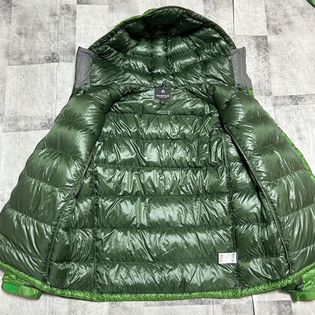 名作！人気カラー】モンベル アルパインダウンパーカ グリーン Lサイズ