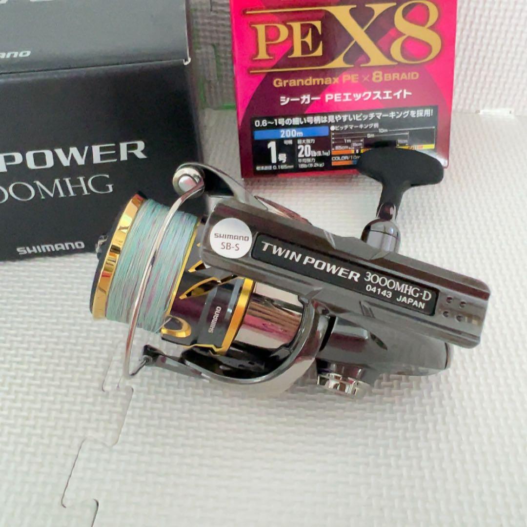 美品SHIMANOスピニング20ツインパワー3000MHGシーガーPEX8 - メルカリ