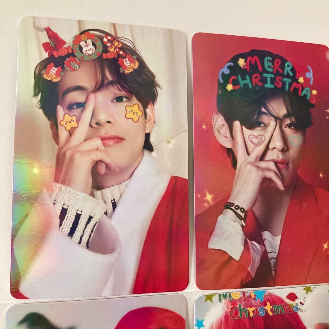 BTS V テテ クリスマスフォトカードセット - メルカリ