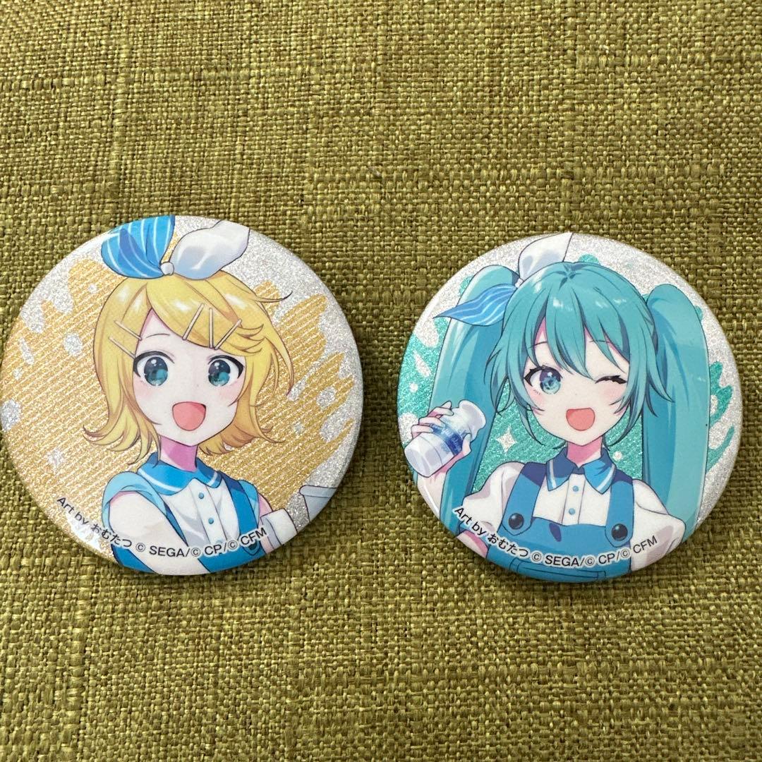 プロセカ ローソンコラボ限定 グリッター缶バッジ 初音ミク - メルカリ