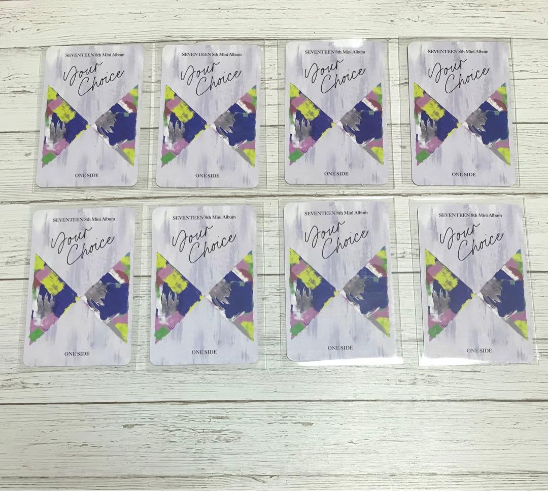seventeen your choice one side 花トレカ - メルカリ