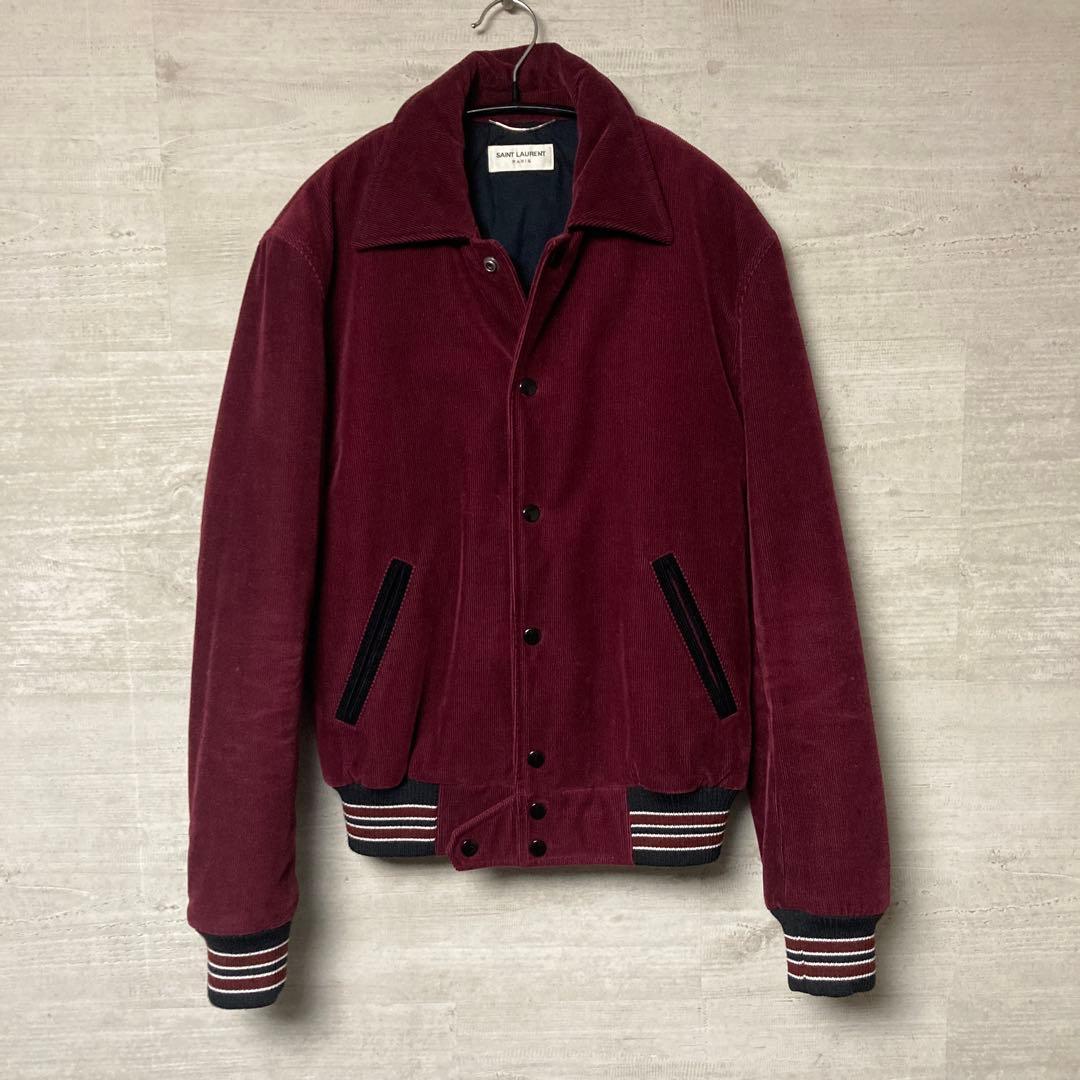 SAINT LAURENT バーガンディ スタジャン 44 SAINT LAURENT バーガンディ スタジャン 44 - メルカリ