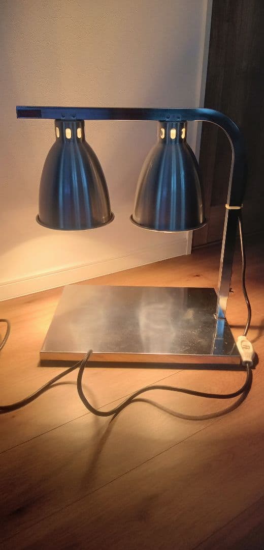 飴細工用ランプ SUGICO ダブルランプ ステンレス | 激安通販のイーサプライ