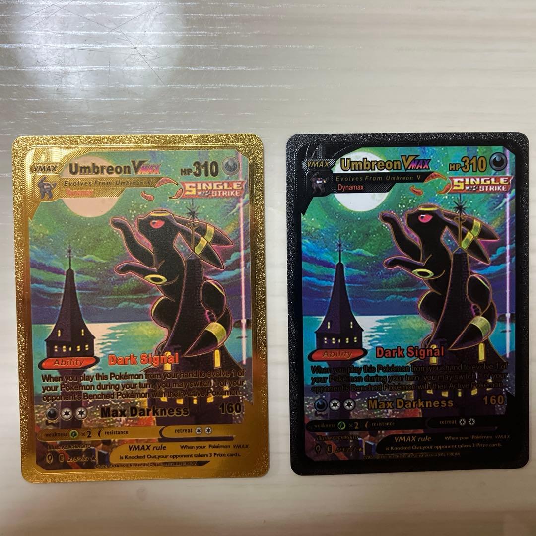 ポケモンカード 海外版 ゴールドカード ブラッキーVMAX - メルカリ