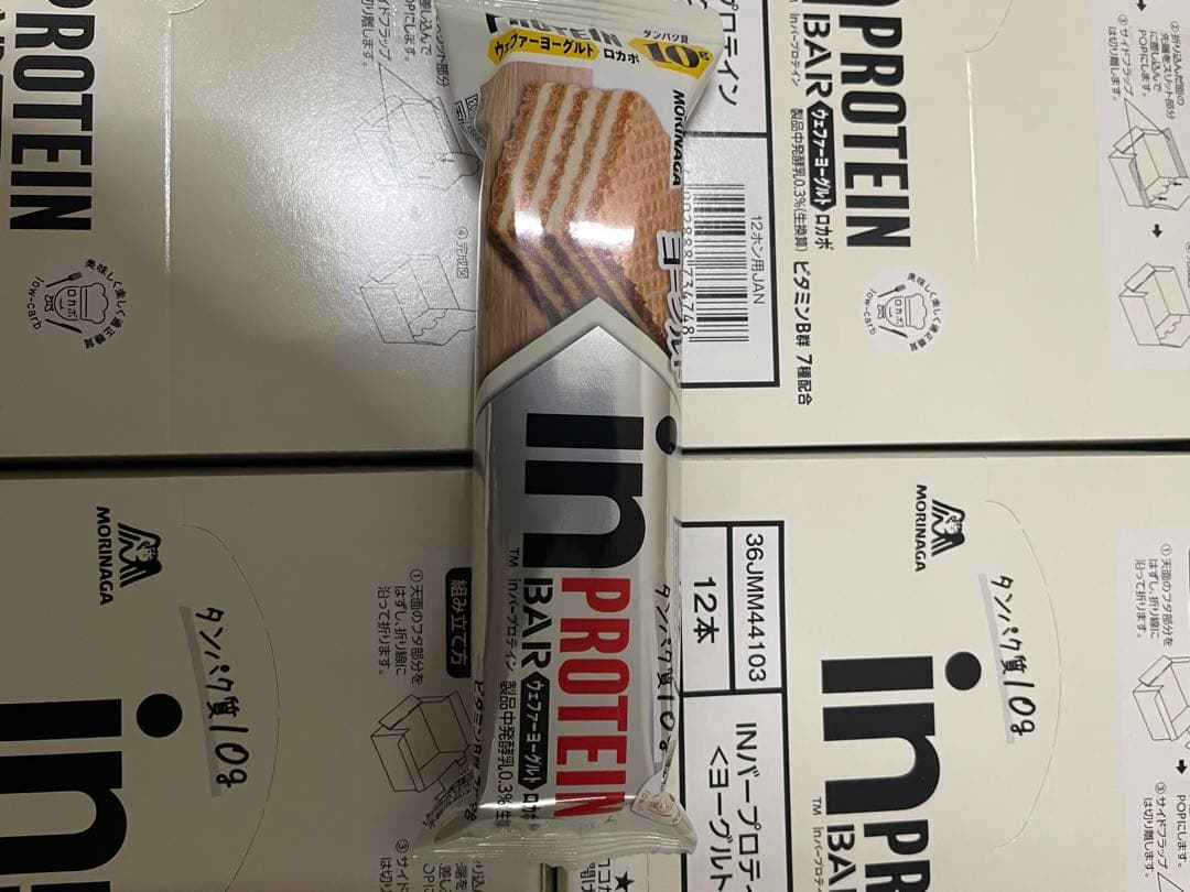 激安　inバープロテイン ヨーグルト　1ケース144個　送料込み1個119.9円 ヨドバシ.com - 森永製菓 inバープロテイン バニラ 37g×12本 通販