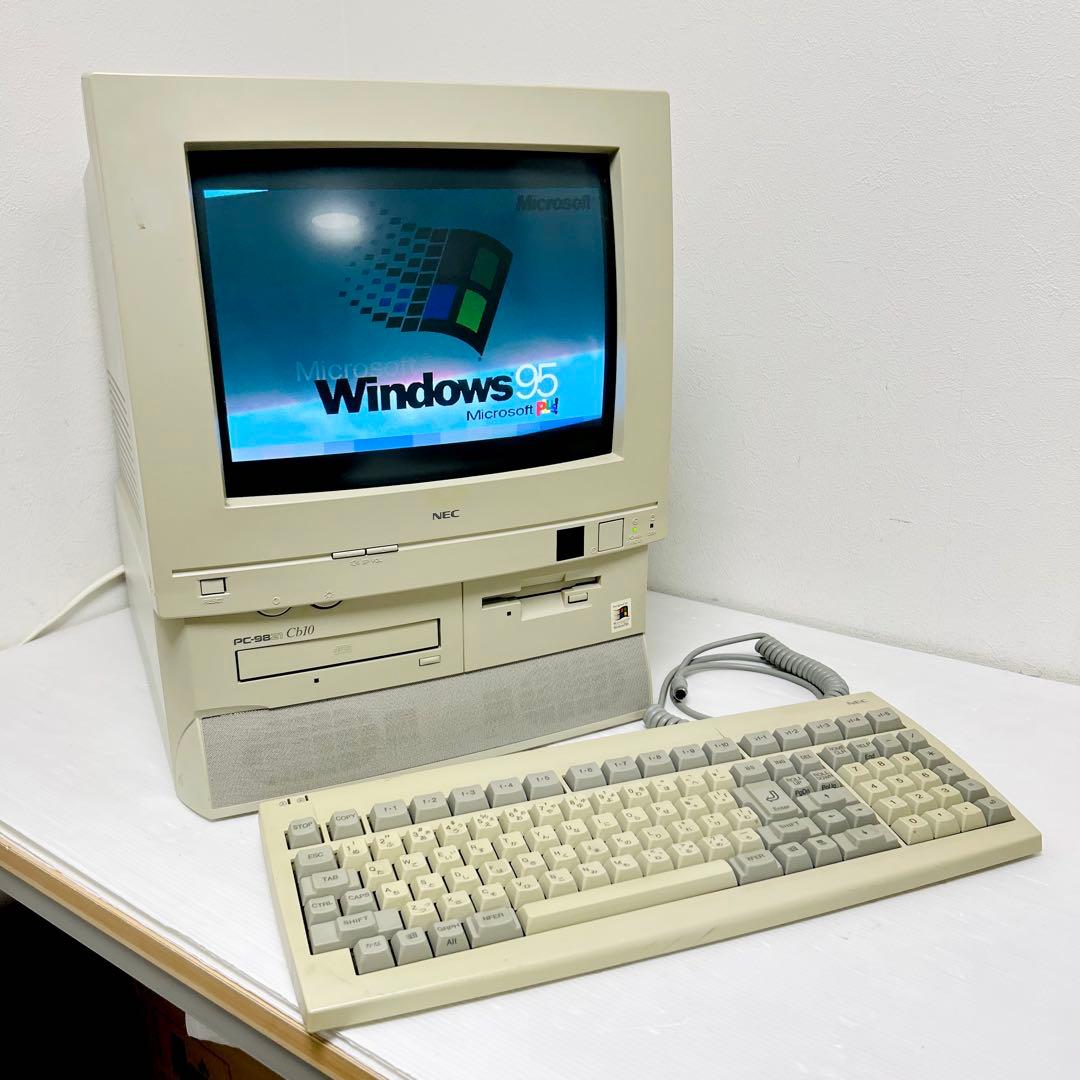 通電のみ 希少 NEC Windows95 PC-9821Cb10/T - メルカリ