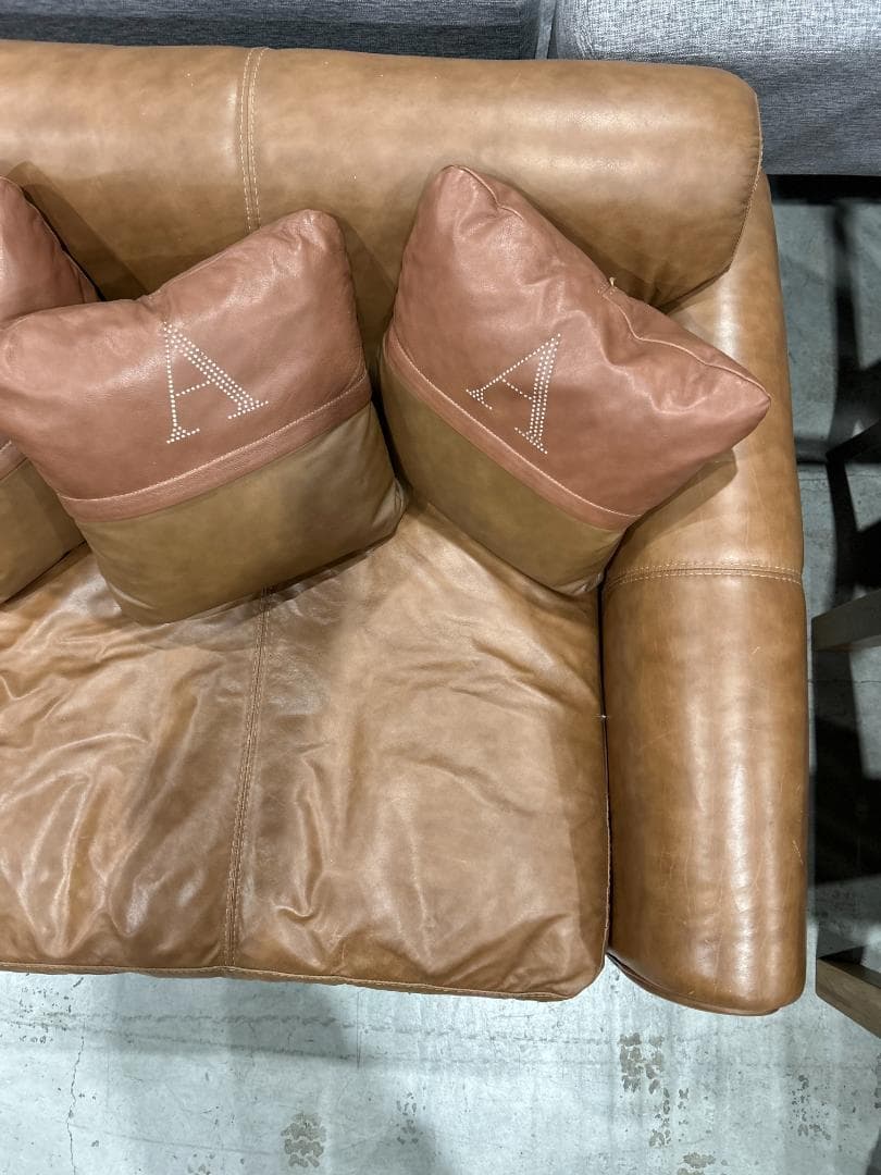 HALO / ハロ｜GIL ギルソファ｜1.5P レザー ラブソファ｜総本革