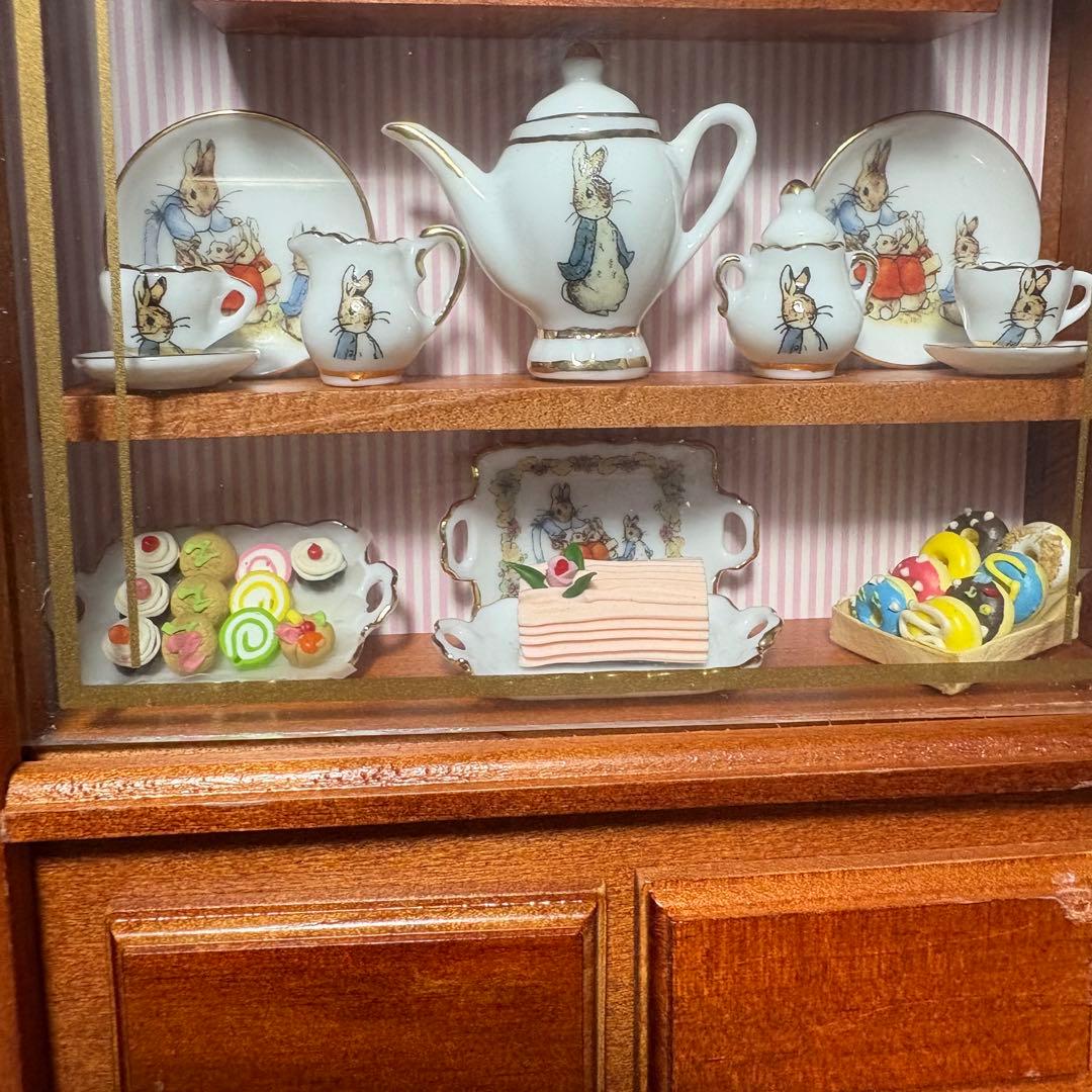 ミニチュア ロイターポーセリン ドールハウス ピーターズカフェ