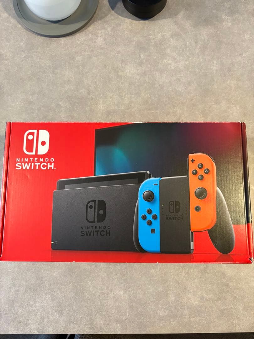 Nintendo Switch本体一式　清掃済 完品セットオマケ付き「Nintendo Switch 本体 ネオンレッド」初期化