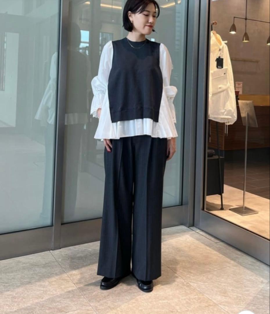 新品タグ付UNITED ARROWS プリーツコンビ ニットブラウス FREE - メルカリ