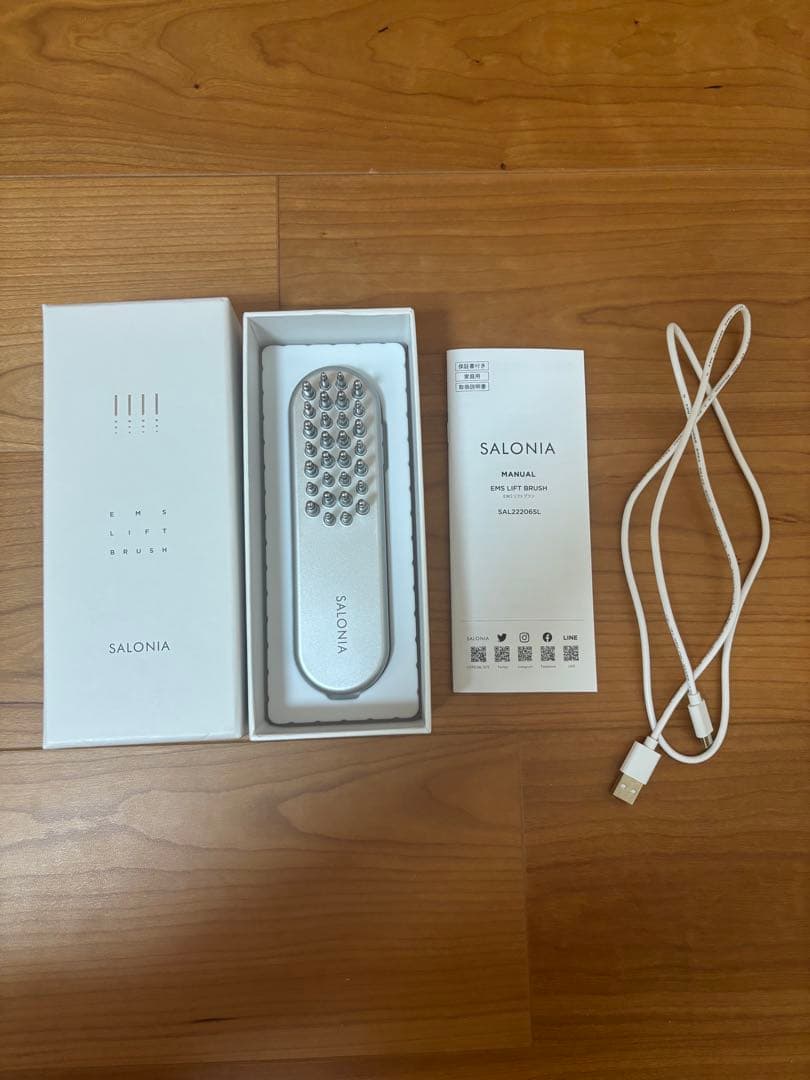 美品　サロニア EMSリフトブラシ 3Dケア SAL22206SL EMSリフトブラシ 3Dケア | SALONIA(サロニア)公式サイト