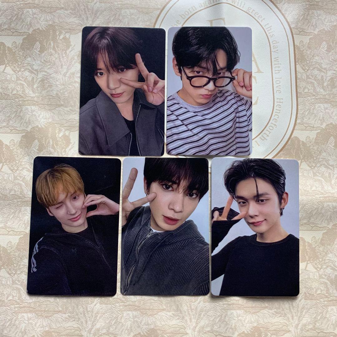 TXT メンバーセルカ LINE MUSIC 未公開 トレカ 5枚セット TXT sanctuary カセット トレカ 5枚セット - メルカリ