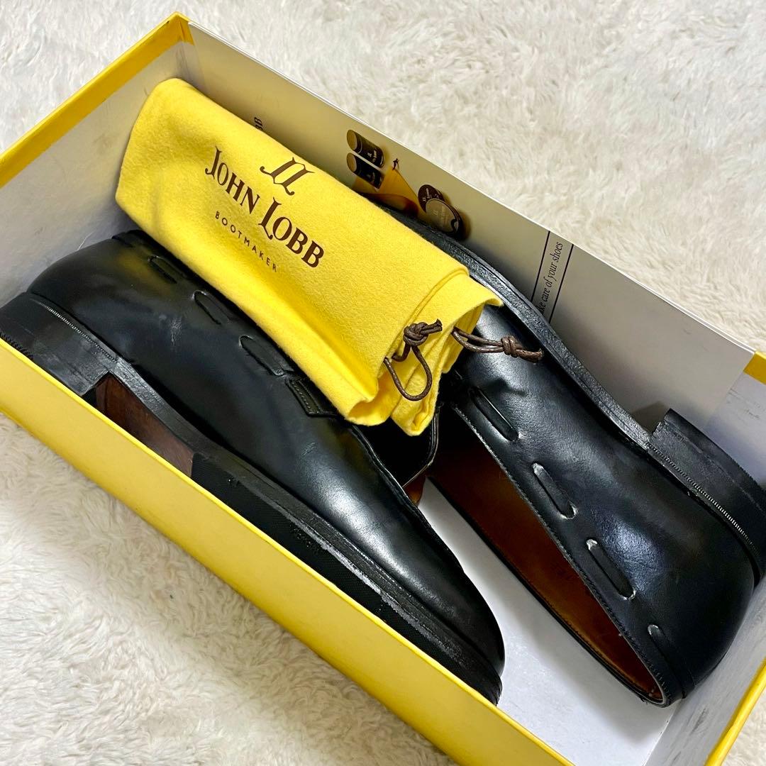 箱付き JOHN LOBB ジョンロブ タッセルローファー JIHEL ブラック