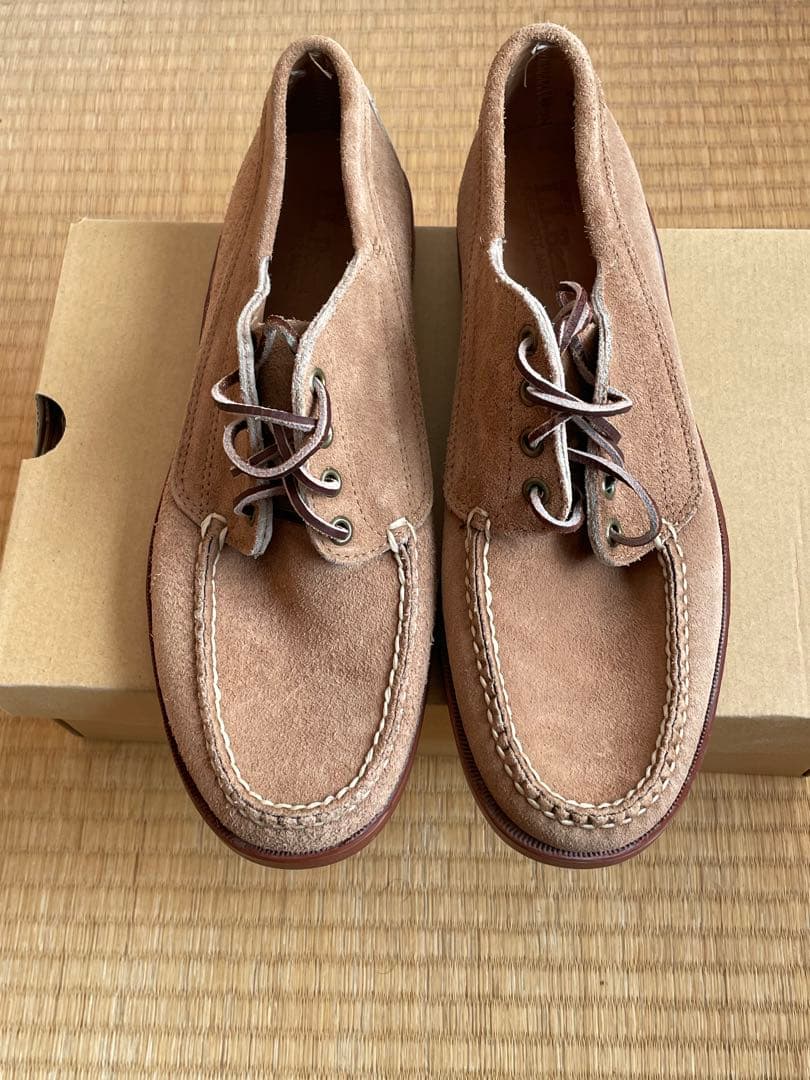 デッドストック ヴィンテージ エルエルビーン ベージュ スエード 28.5cm