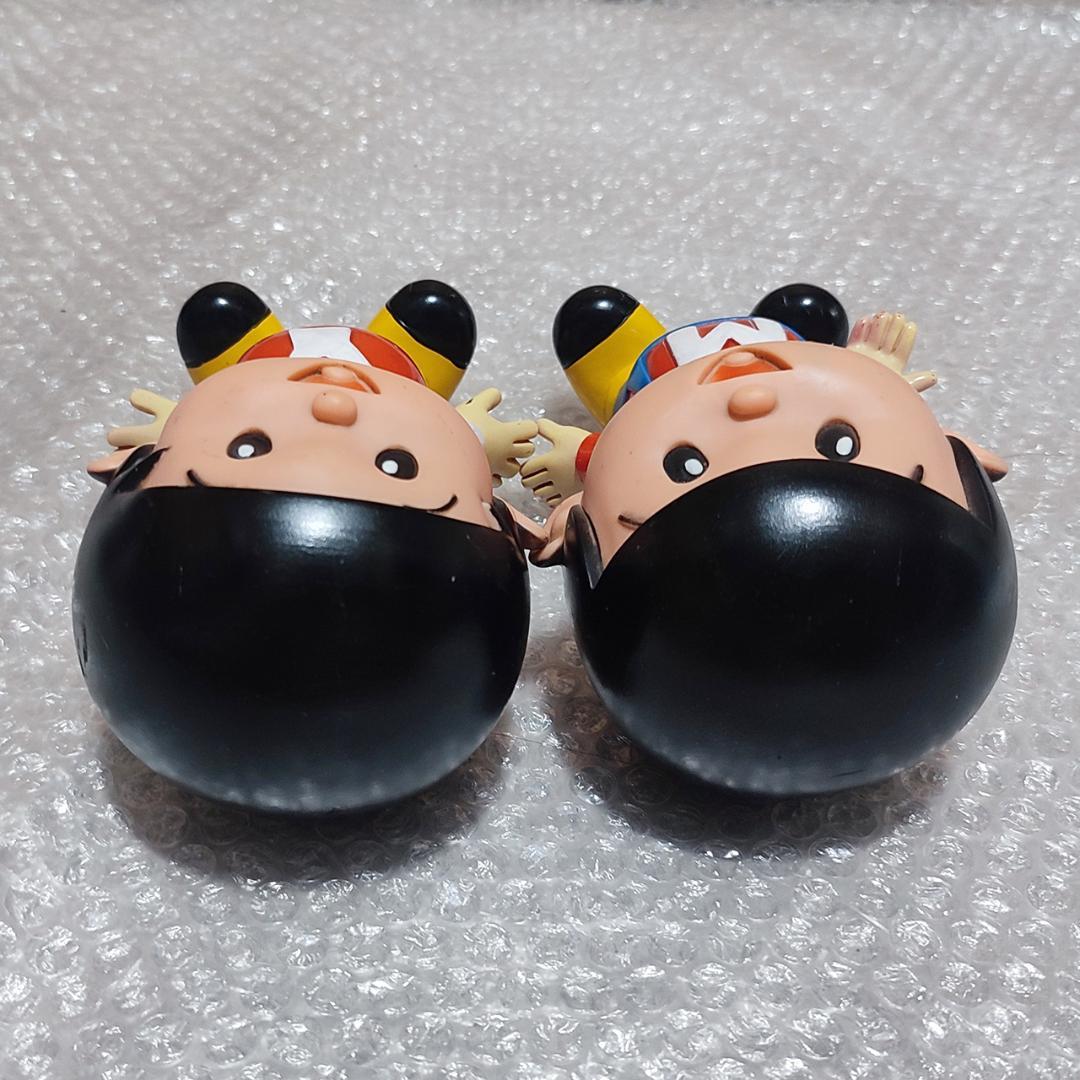 初代 ヤン坊 マー坊 ソフビ人形 貯金箱 ヤンボー マーボー - メルカリ