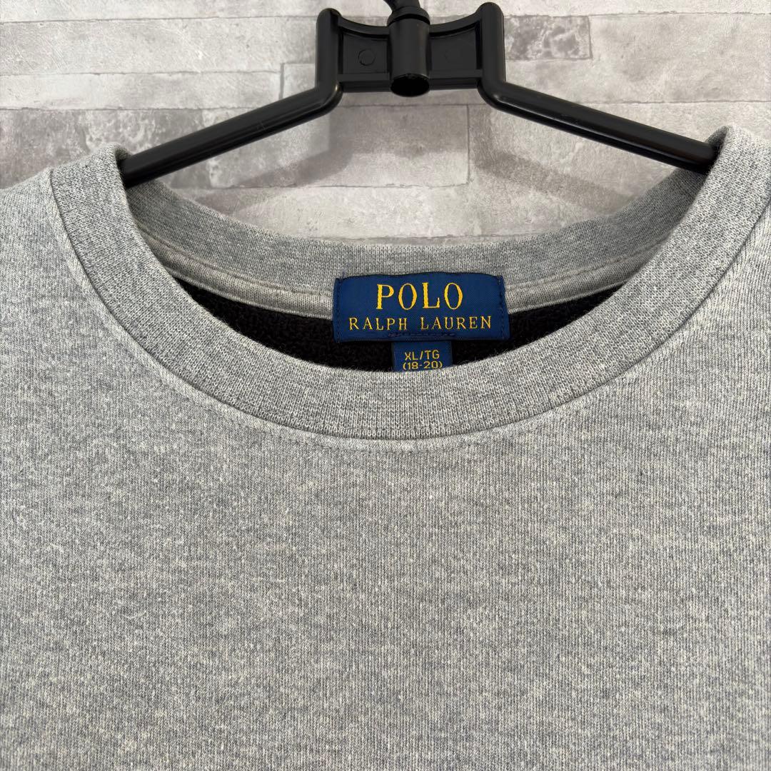 ラルフローレン トレーナー スウェット 現行タグ グレー ポニー 刺繍