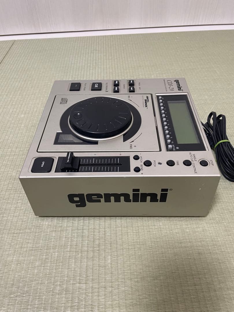 gemini CDJ-20 シルバー CDプレーヤー ジャンク 即日発送！ - メルカリ