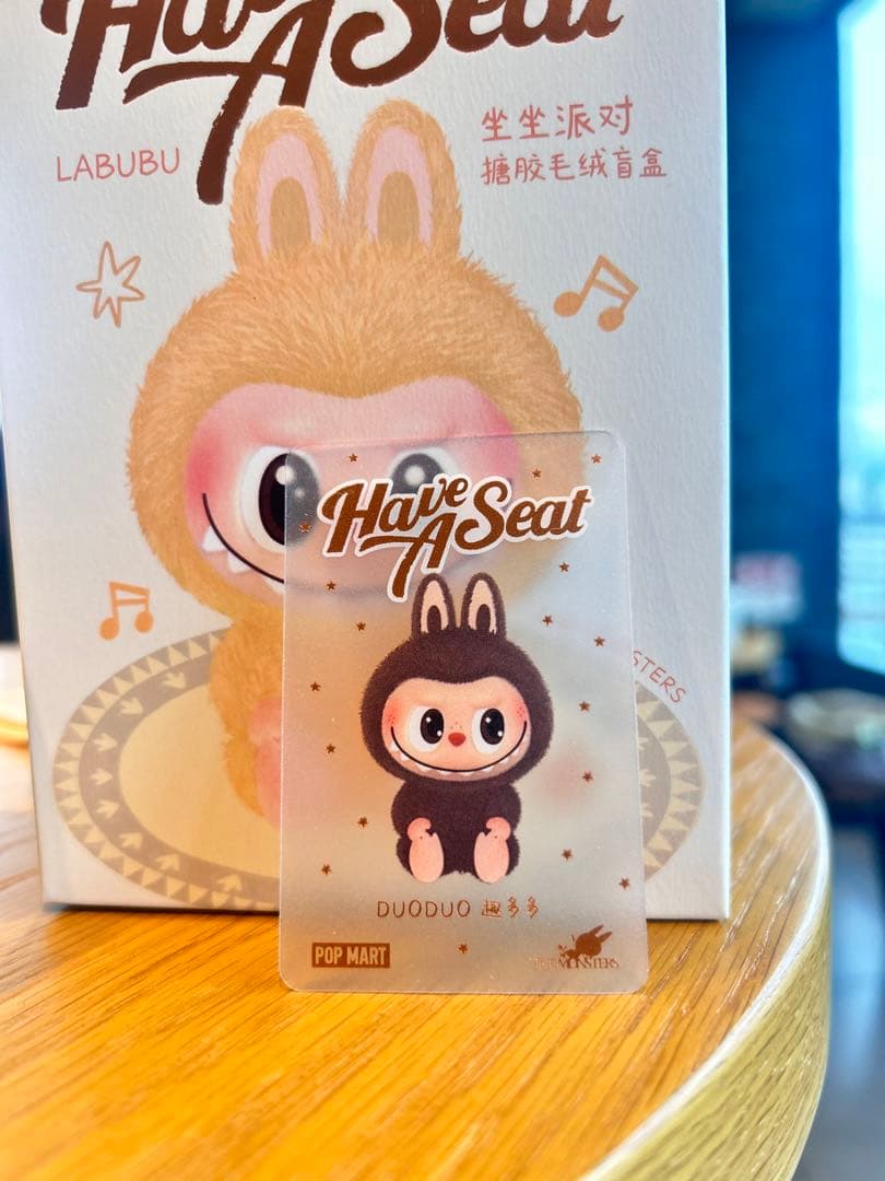 Secret LABUBU have a seat DUODUO シークレット - メルカリ
