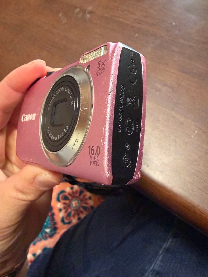 Canon IXUS ピンク 16.0メガピクセル - メルカリ