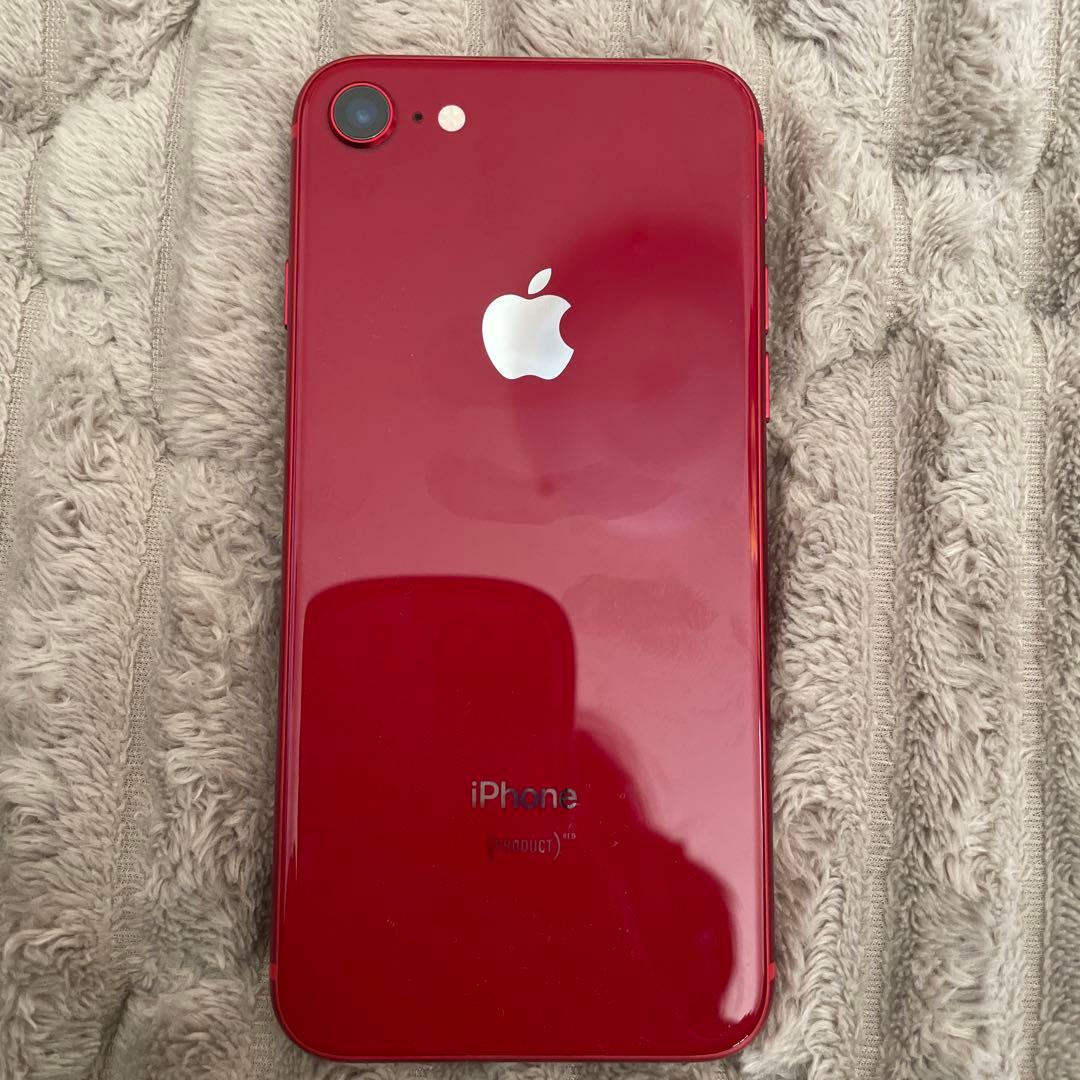 交渉可⭐︎ iPhone8 本体 レッド 最大容量100% Apple