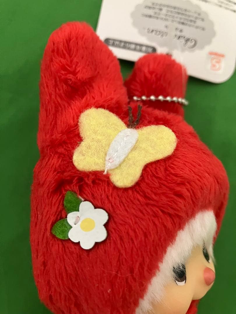 希少 チムたん マイメロディ ぬいぐるみキーチェーンマスコット 赤