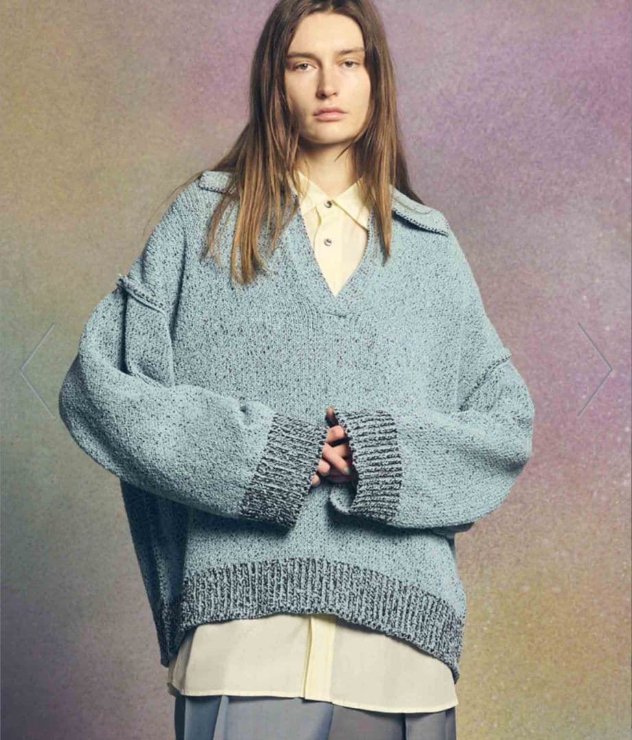 メゾンスペシャル　Plating Skipper Knit MAISON SPECIAL｜Plating Skipper Prime-Over Knit Pullover | Rakuten