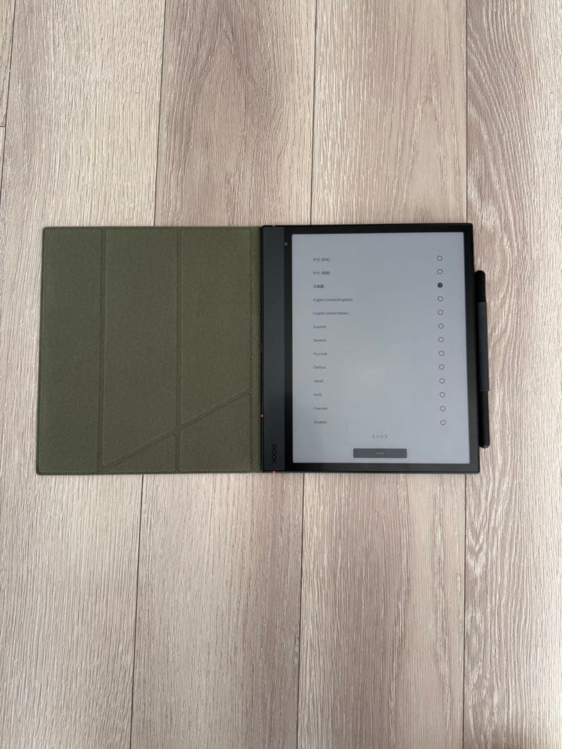 BOOX Note Air 4C タブレット 純正ケース 純正フィルム付き